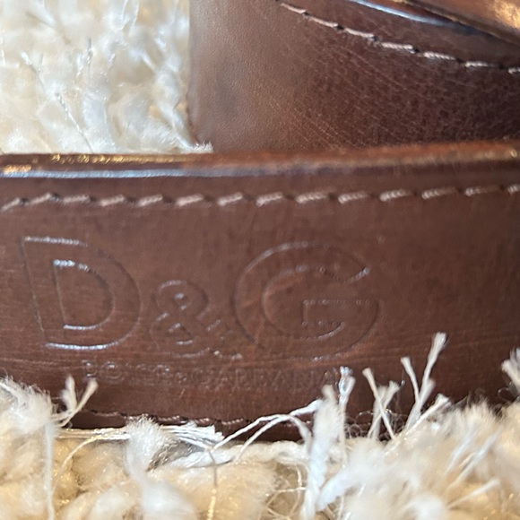 Vintage Dolce & Gabbana Leather Belt